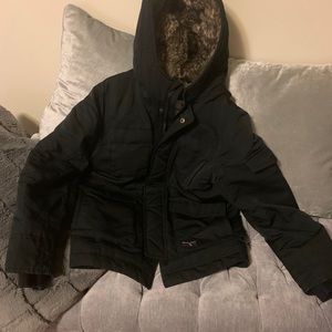 Boys Abercrombie Kids fur lined Parka